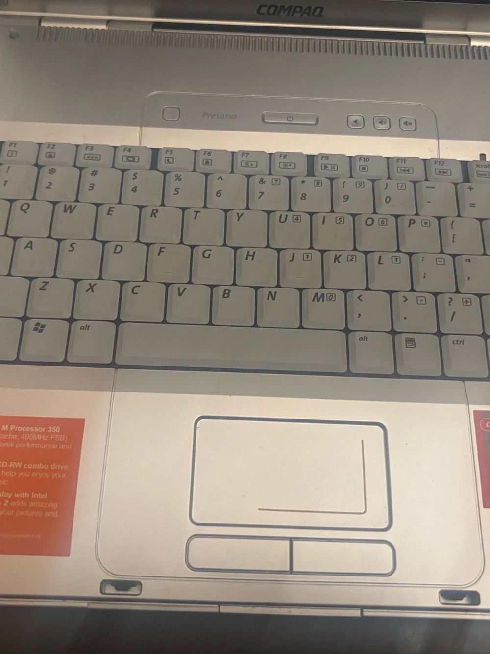Vintage CompaqPresario M 2000 Black Laptop - Portable Notebook (Black)